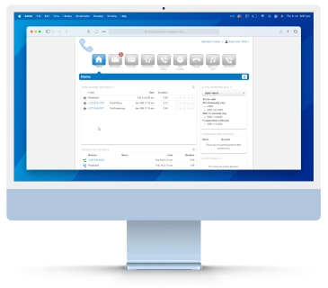 Screenshot from the MyPhone Portal